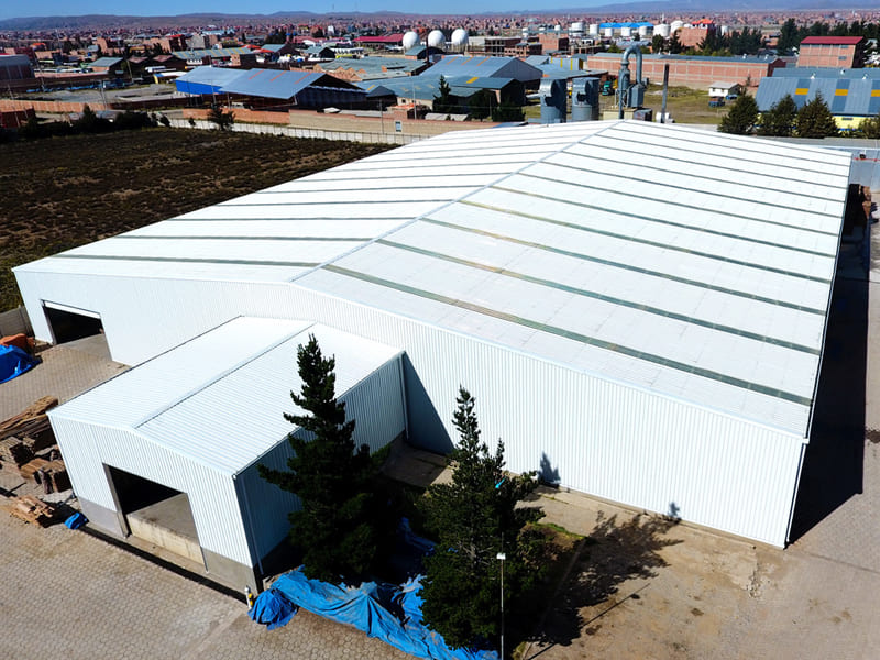 Plywood warehouse in Bolivia